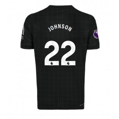 Moški Nogometni dresi Tottenham Hotspur Brennan Johnson #22 Gostujoči 2025-26 Kratek Rokav Moški Nogometni dresi Tottenham Hotspur Brennan Johnson #22 Gostujoči 2025-26 Kratek Rokav